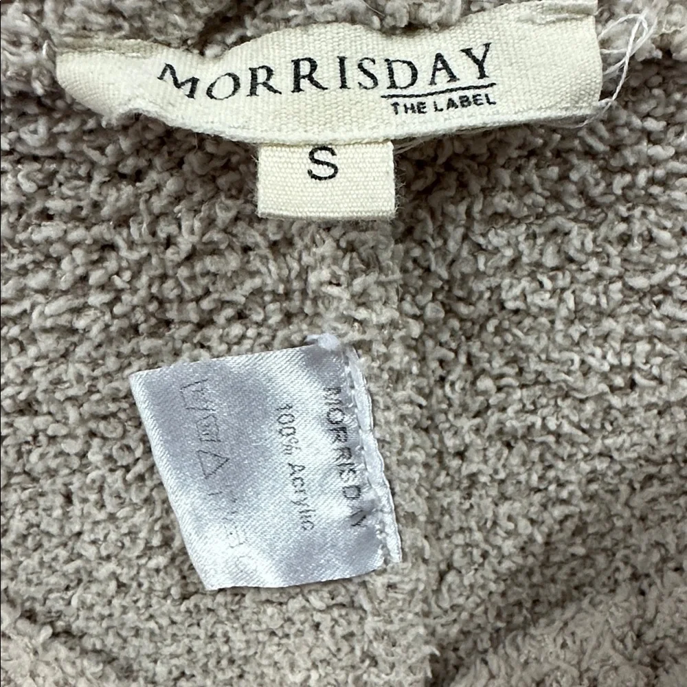 MorrisDay The Label Cream Cozy Knit Lounge Pants Soft Texture High Waist Pull On - Picture 10 of 10
